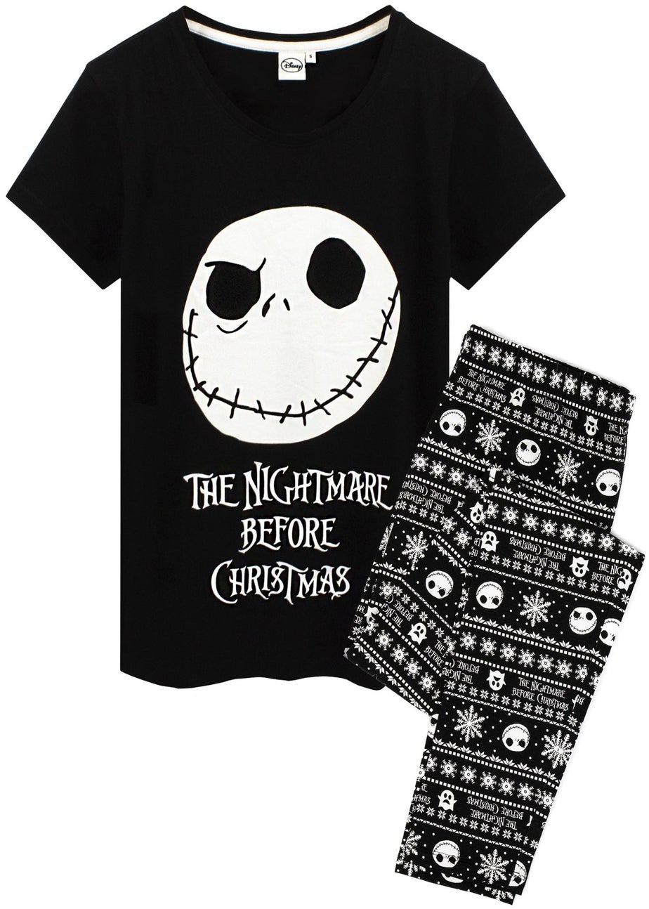 Disney The Nightmare Before Christmas Black Pyjama Set