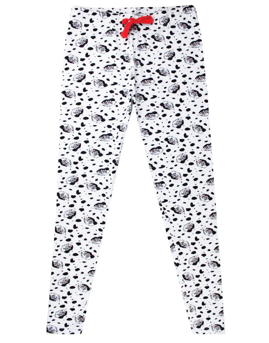 Disney Black Cruella De Vil T-Shirt and Lounge Pants