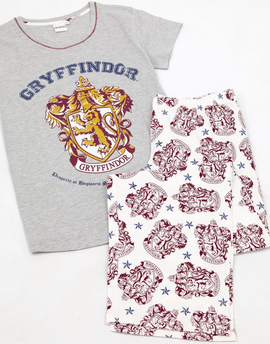 Harry Potter Grey Gryffindor Pyjama Set