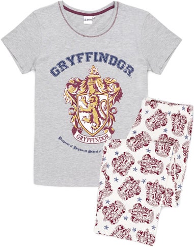 Harry Potter Grey Gryffindor Pyjama Set