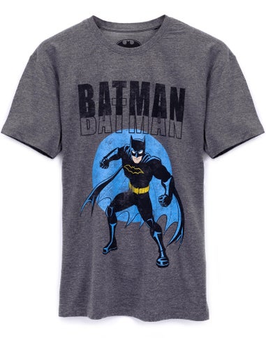 Vanilla Underground DC Comics Mens Grey Batman T-Shirt