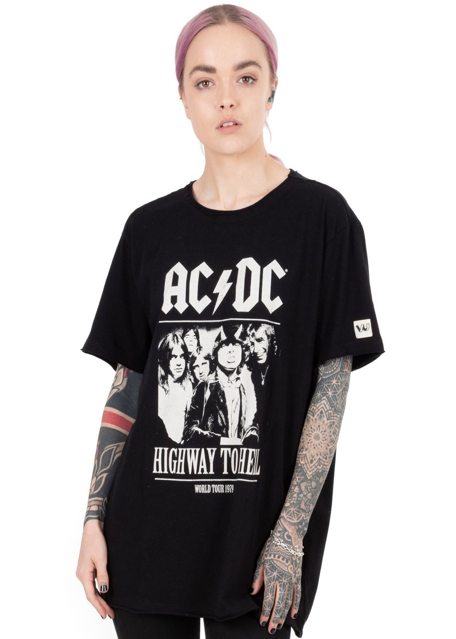 AC/DC Unisex Black Band Members T-Shirt