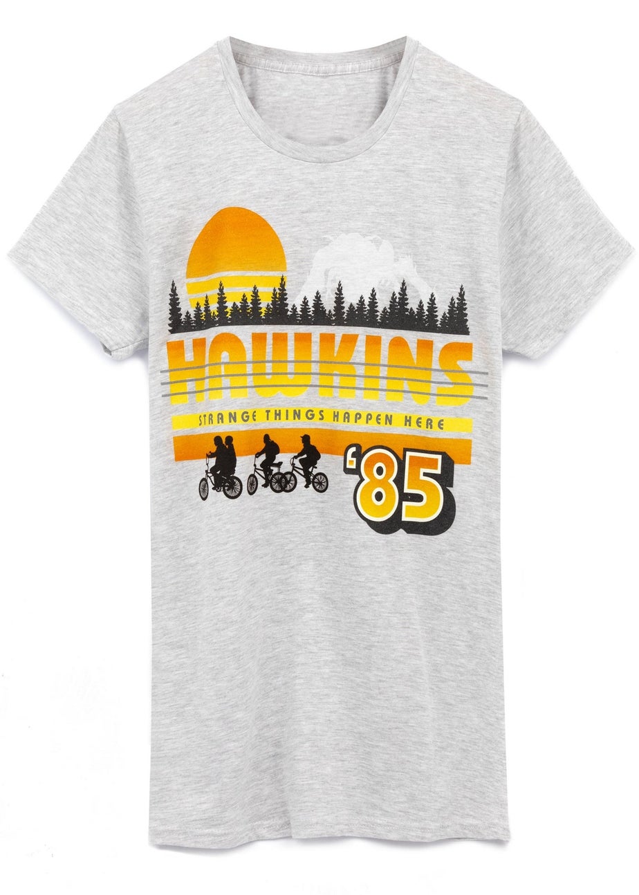 Stranger Things Mens Grey T-Shirt