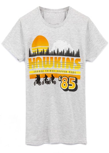 Stranger Things Mens Grey T-Shirt