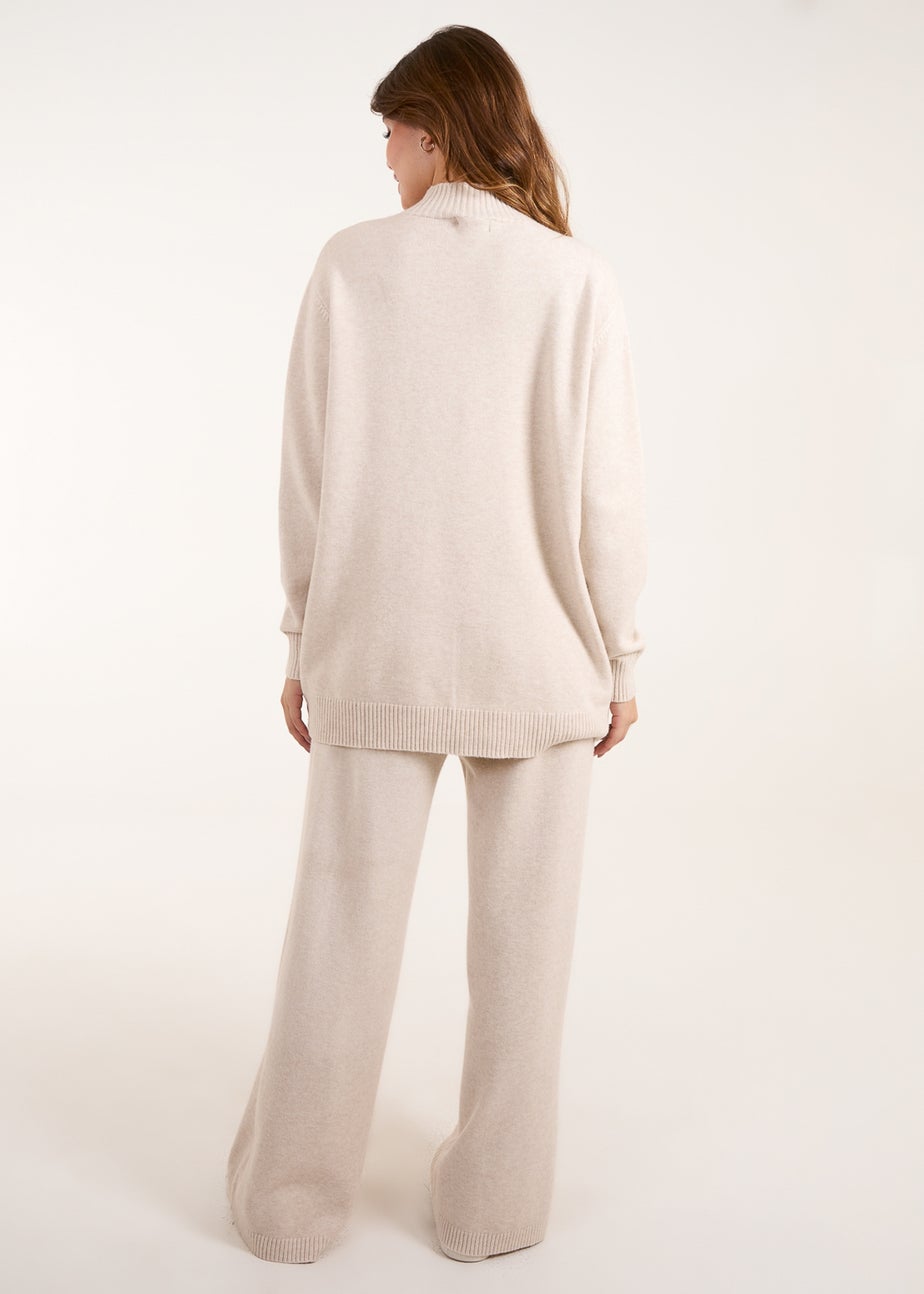 Blue Vanilla Stone Knitted Star Jumper + Trouser Set