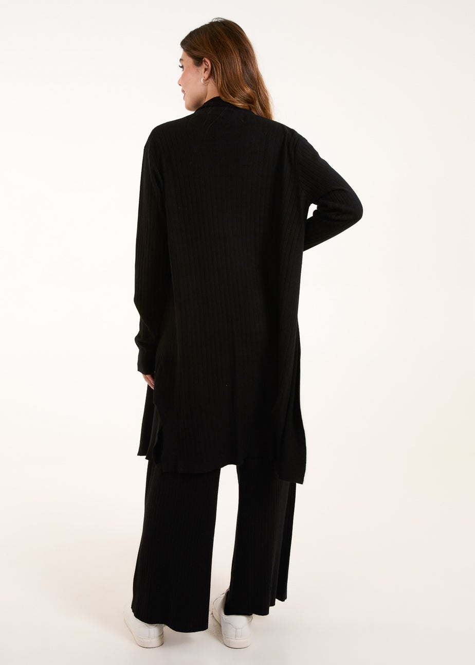 Blue Vanilla Black Cardigan Trousers Set (3 Pcs)