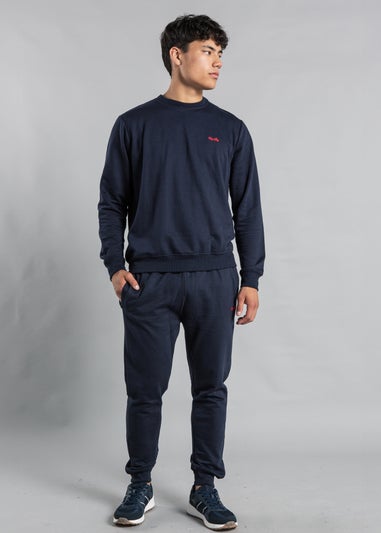 Tokyo Laundry Navy Sweatshirt and Jogger Co-ord Set