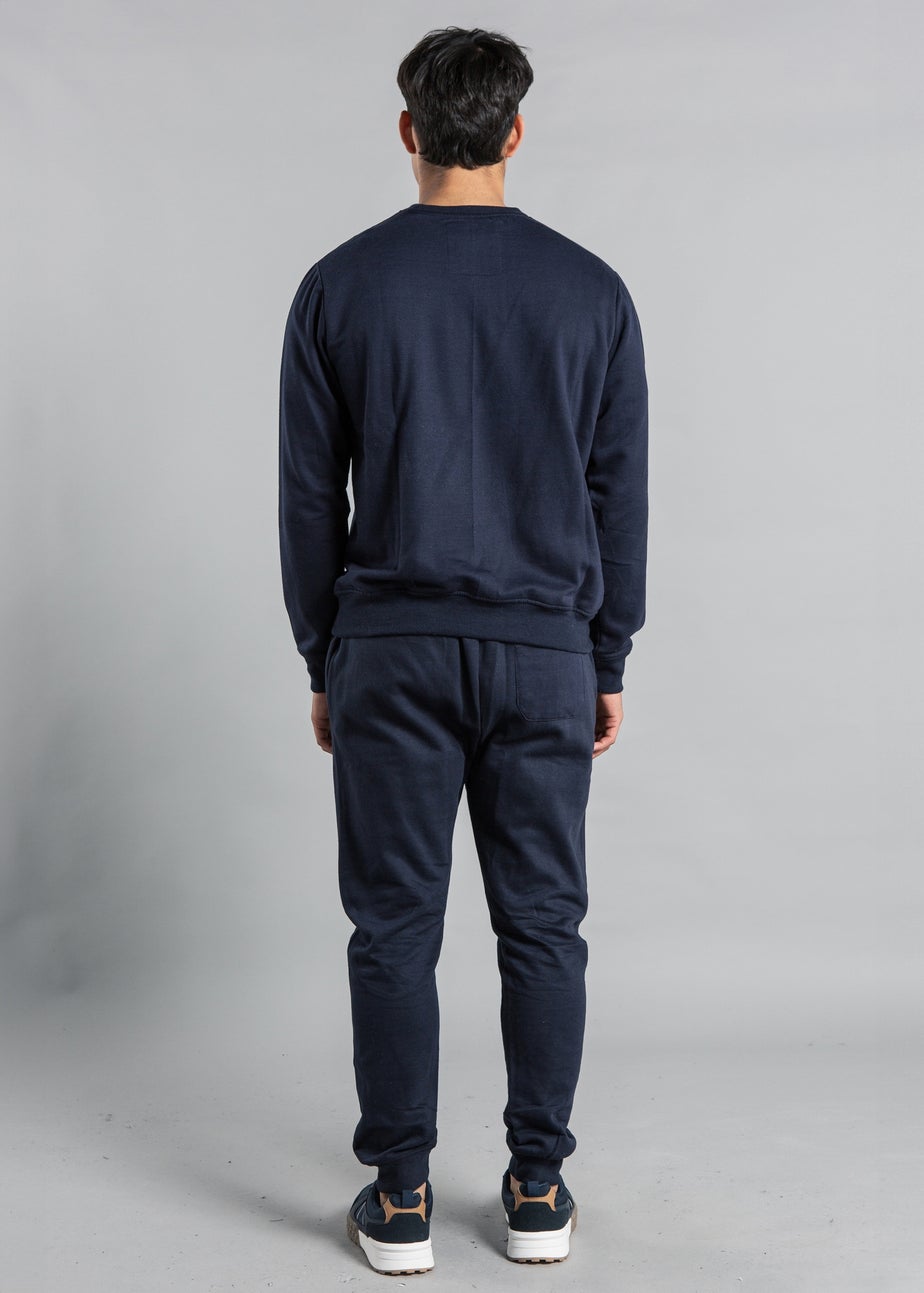 Tokyo Laundry Navy Sweatshirt and Jogger Co-ord Set