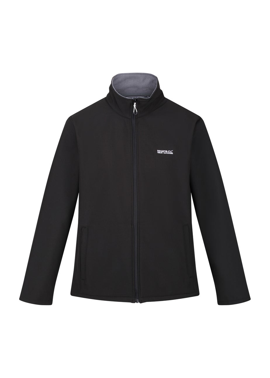 Regatta Black Men's Cera V Water Repellent Softshell Jacket