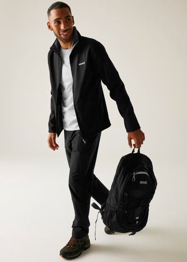 Regatta Black Men's Cera V Water Repellent Softshell Jacket