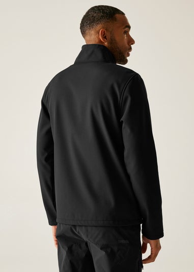 Regatta Black Men's Cera V Water Repellent Softshell Jacket