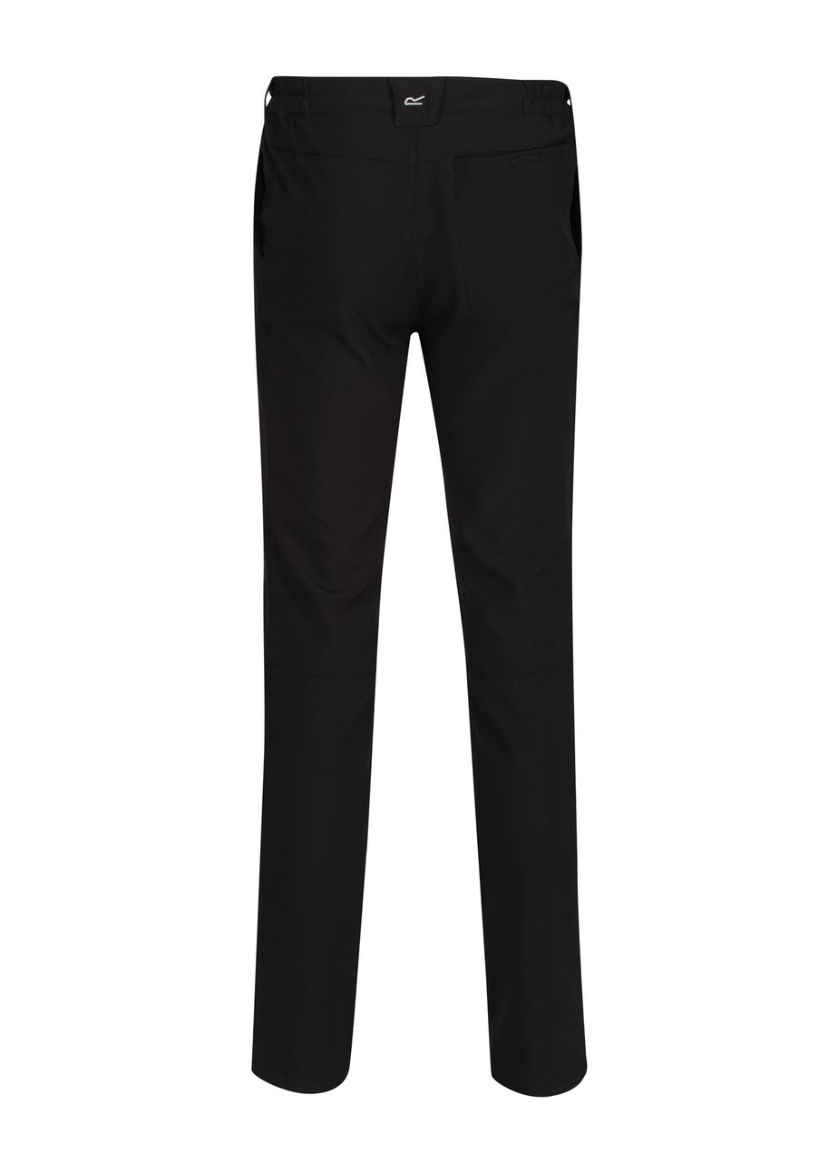 Regatta Black Fenton Softshell Walking Trousers