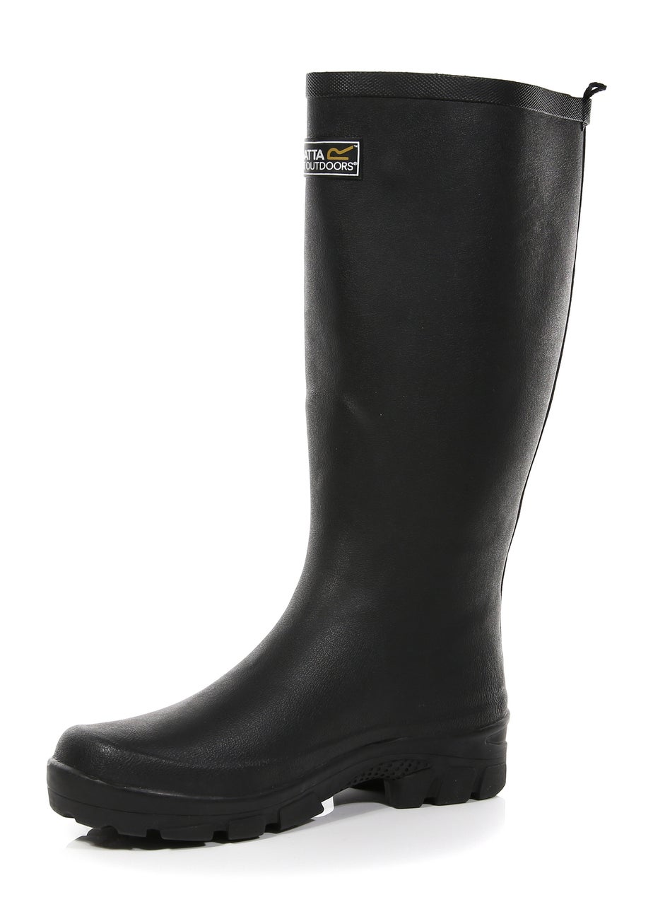 Regatta Black Mumford II EVA Cushioned Wellies