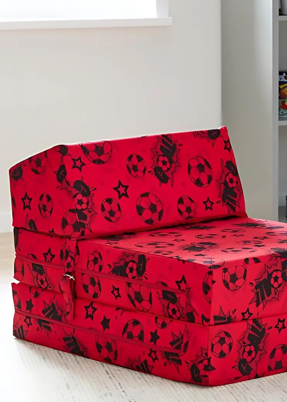 Kaikoo Red Goal Print Chairbed