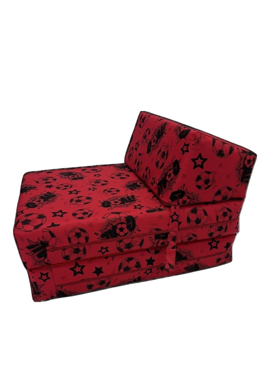 Kaikoo Red Goal Print Chairbed