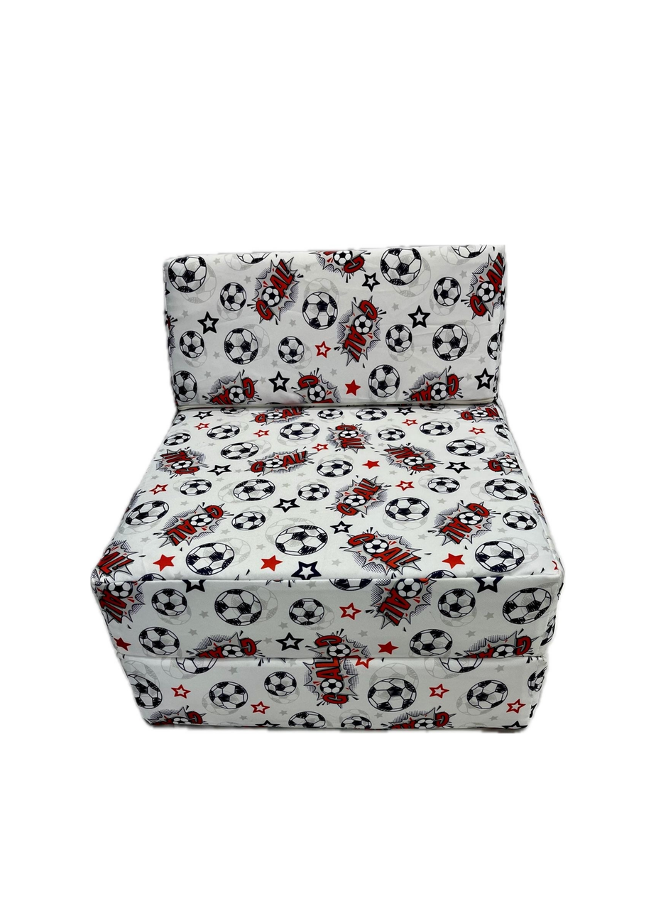 Kaikoo White Kids Goal Print Chairbed