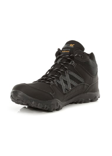 Regatta Black Granite Edgepoint Waterproof Isotex Mid Walking Boots