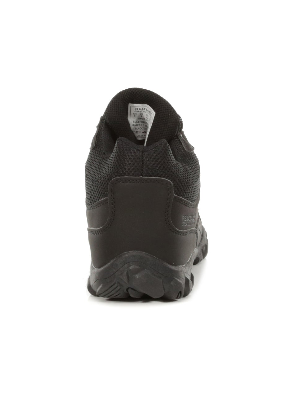 Regatta Black Granite Edgepoint Waterproof Isotex Mid Walking Boots