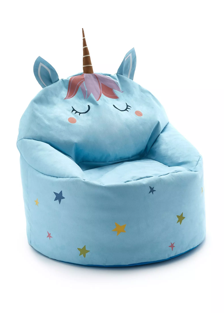 Kaikoo Blue Unicorn Beanbag