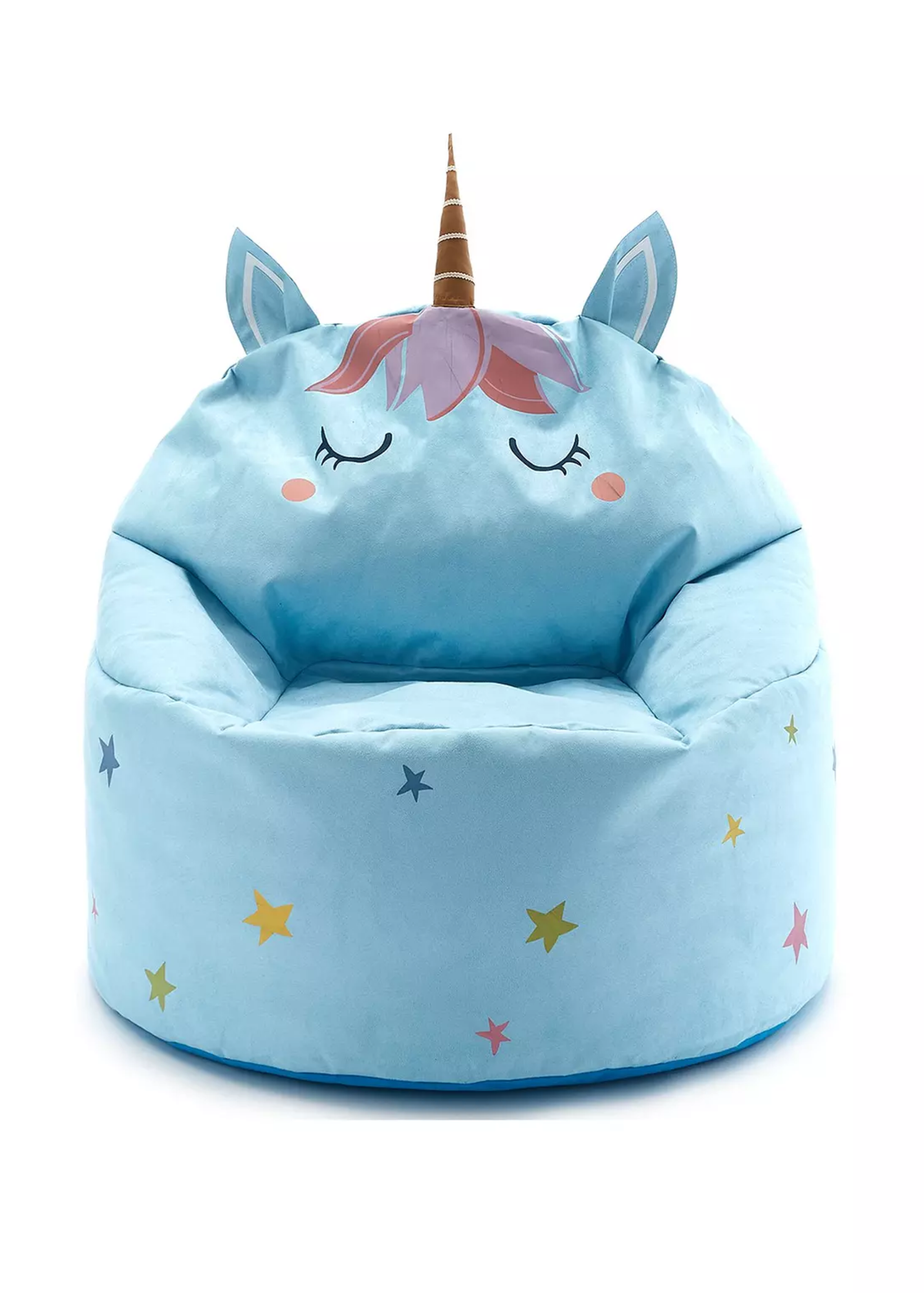 Kaikoo Blue Unicorn Beanbag