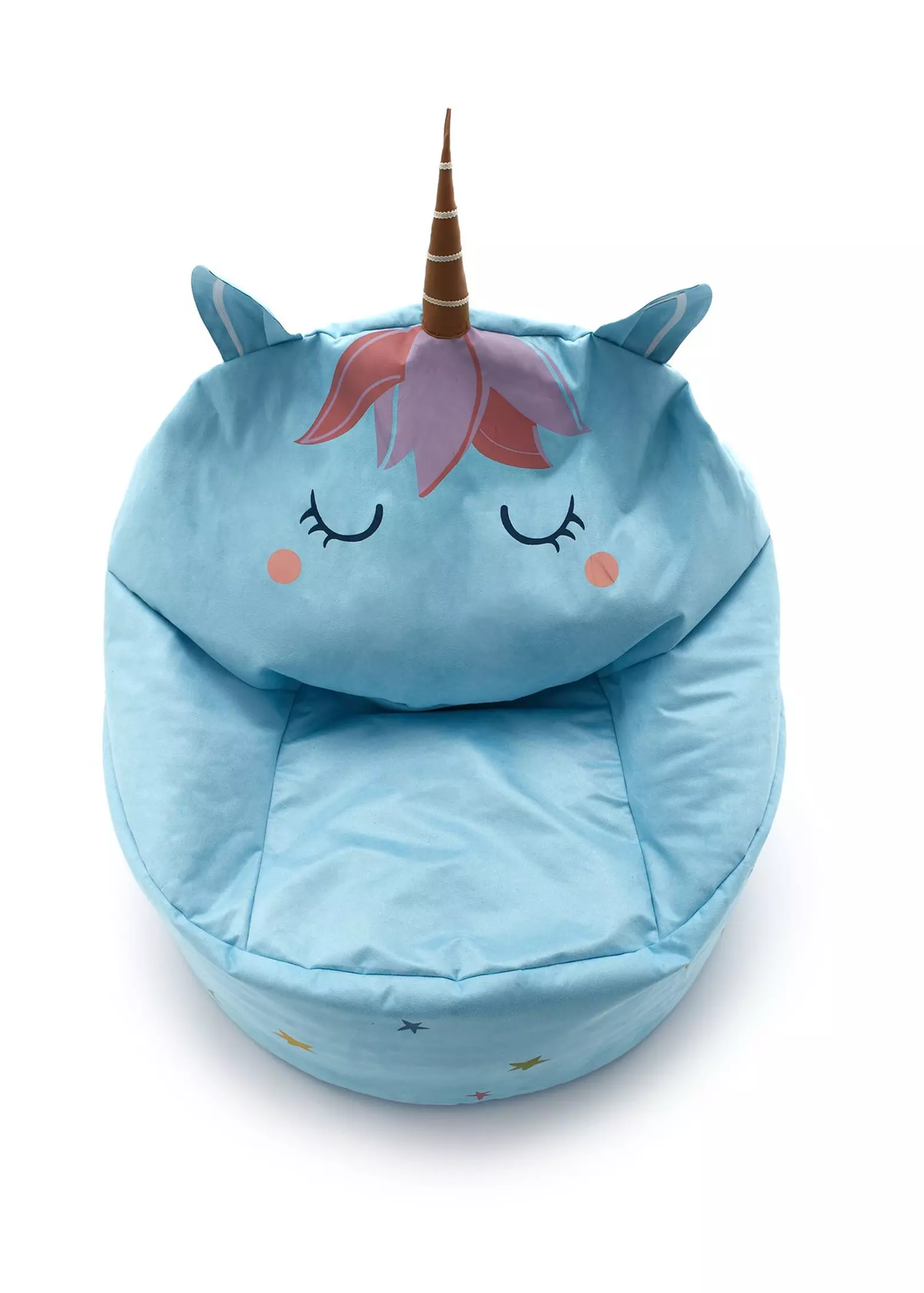 Kaikoo Blue Unicorn Beanbag