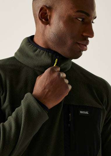 Regatta Khaki Men's Frankie Half Zip Stretch Fleece
