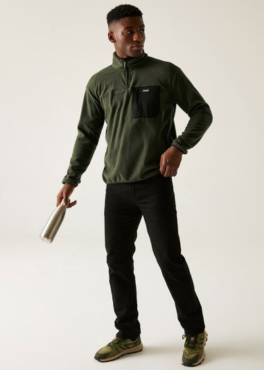 Regatta Khaki Men's Frankie Half Zip Stretch Fleece