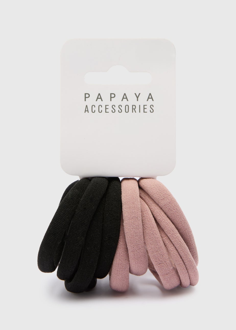 10 Pack Seamless Bobbles Pink and Black