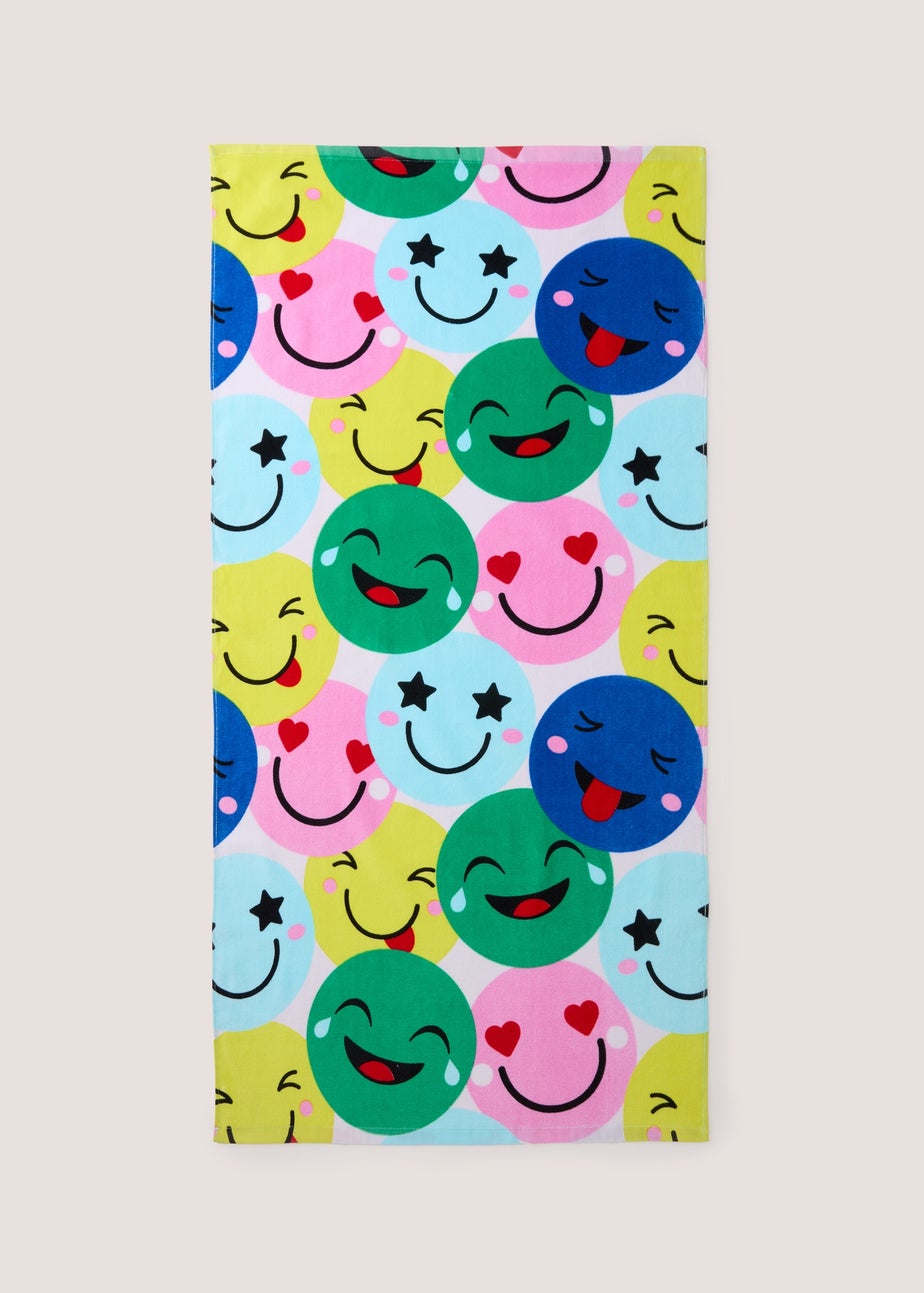 Multicolour Smile Kids Beach Towel