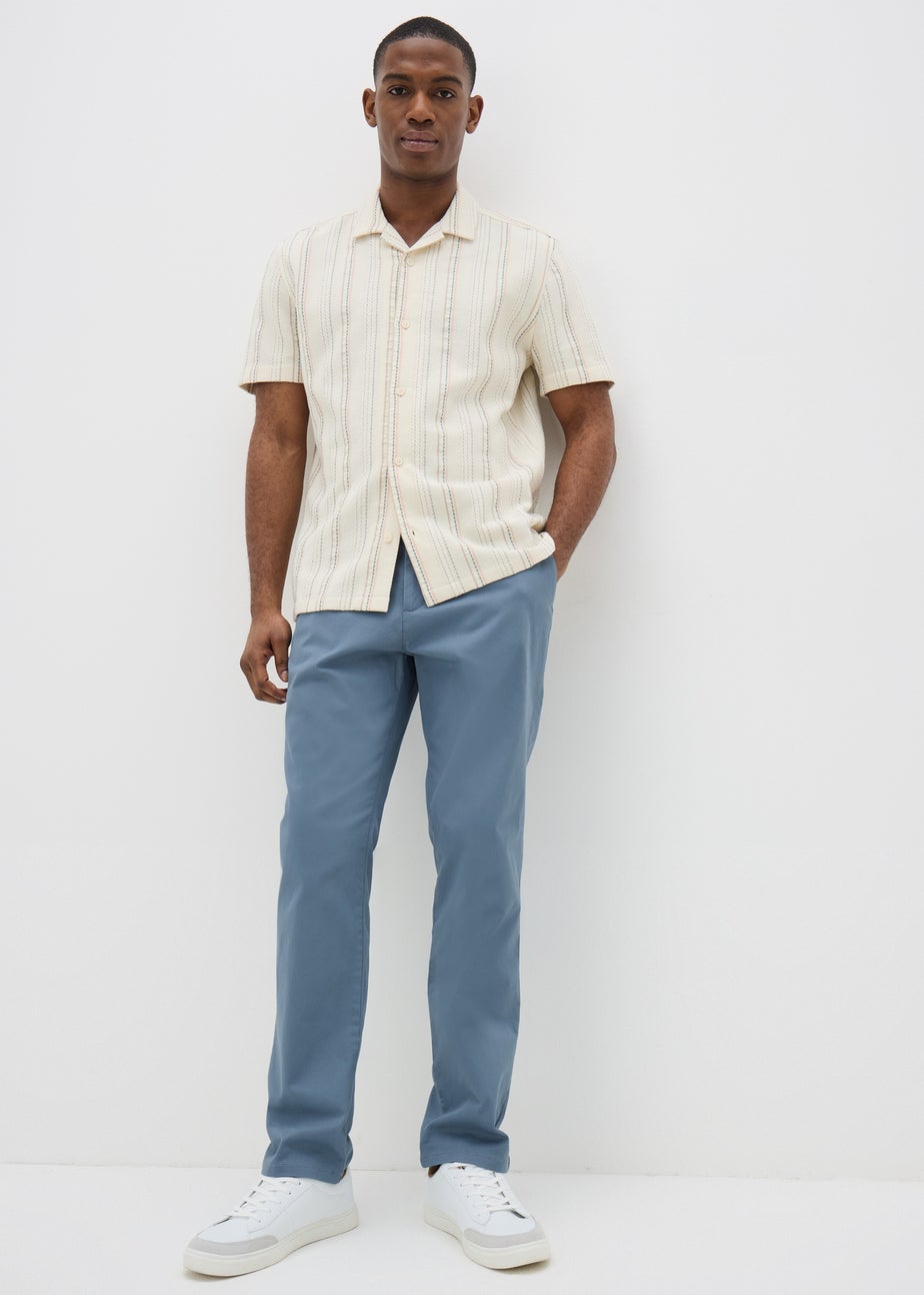 Blue Slim Fit Trousers