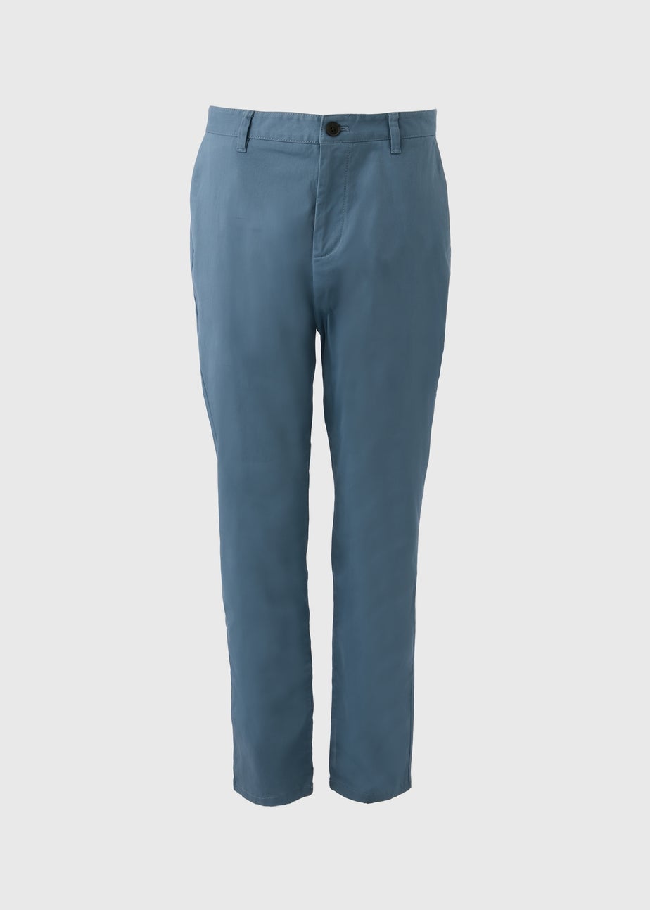 Blue Slim Fit Trousers