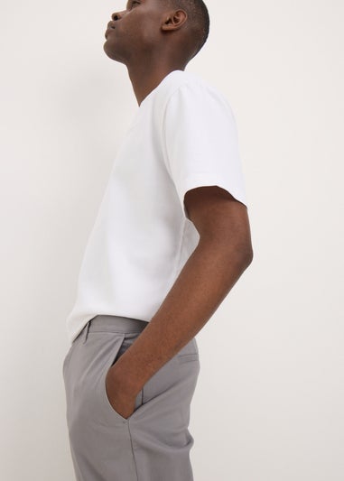 Grey Slim Fit Chinos