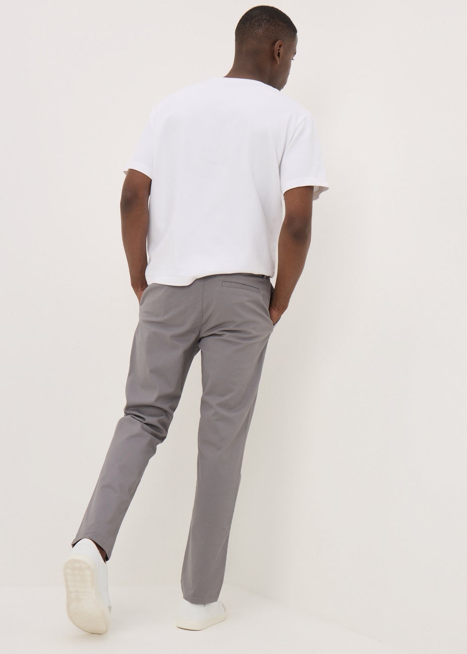 Grey Slim Fit Chinos