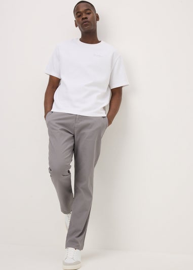 Grey Slim Fit Chinos