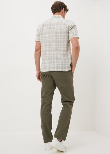 Khaki Slim Fit Chinos