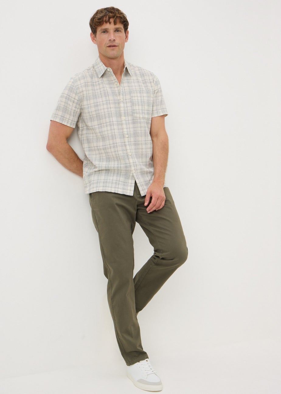 Khaki Slim Fit Chinos