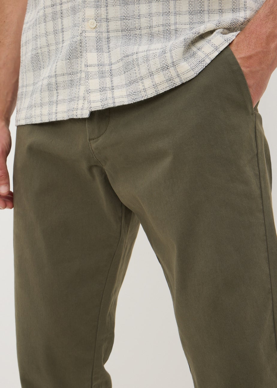 Khaki Slim Fit Chinos