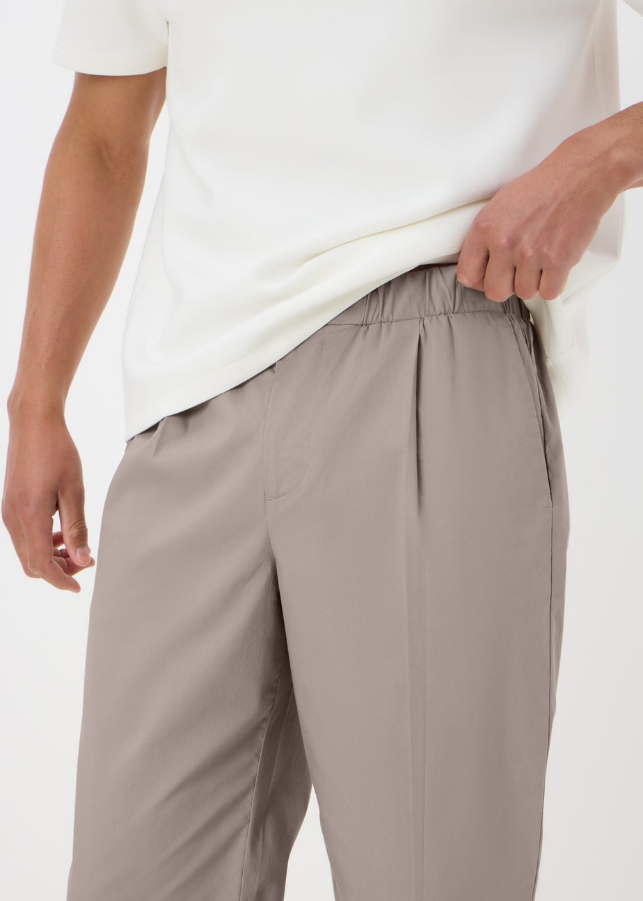 Mushroom Smart Trousers