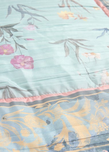 Multicolour Floral Elephant Bedspread