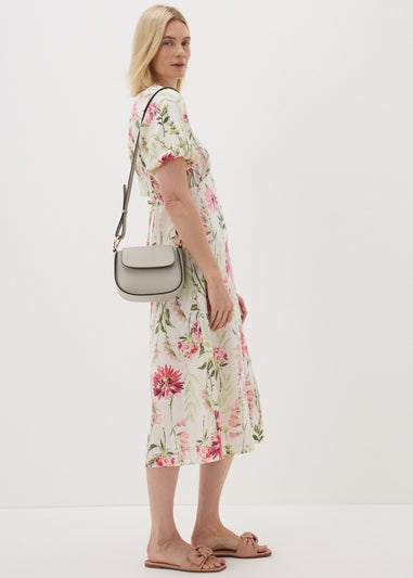 Stone Gold Hardware Cross Body Bag