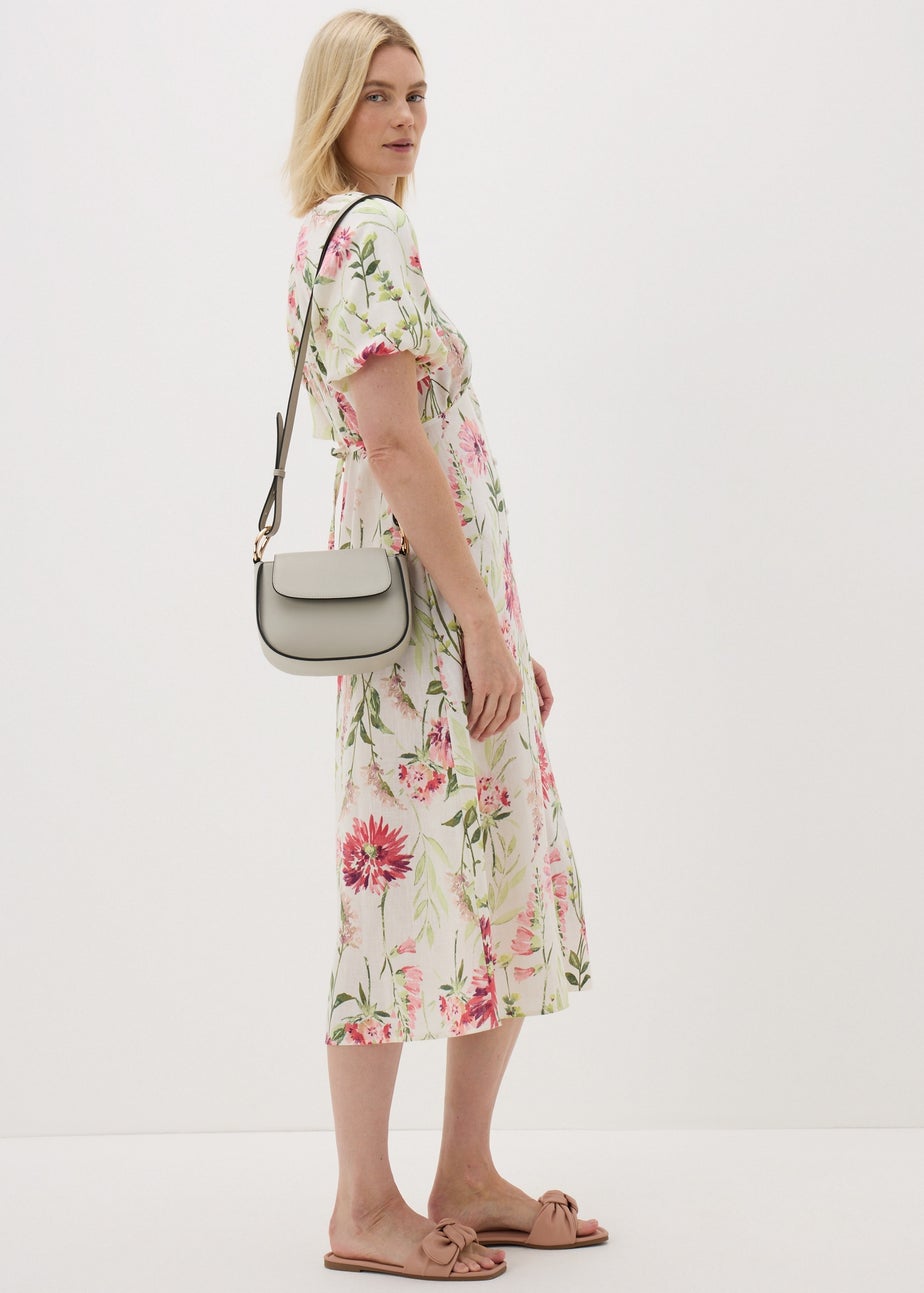 Stone Gold Hardware Cross Body Bag