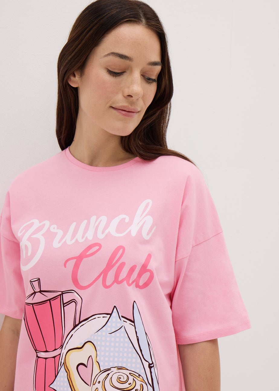 Pink Brunch Club Nightie