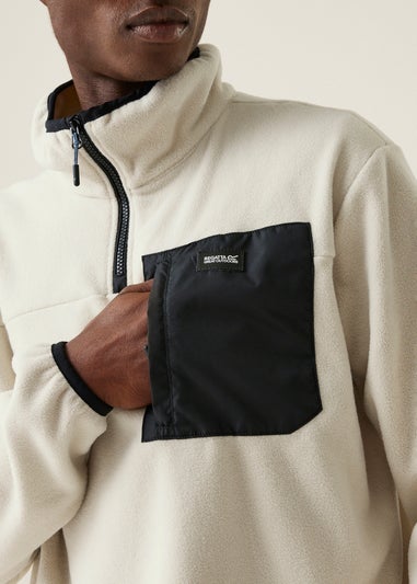 Regatta White Men's Frankie Half Zip Stretch Fleece