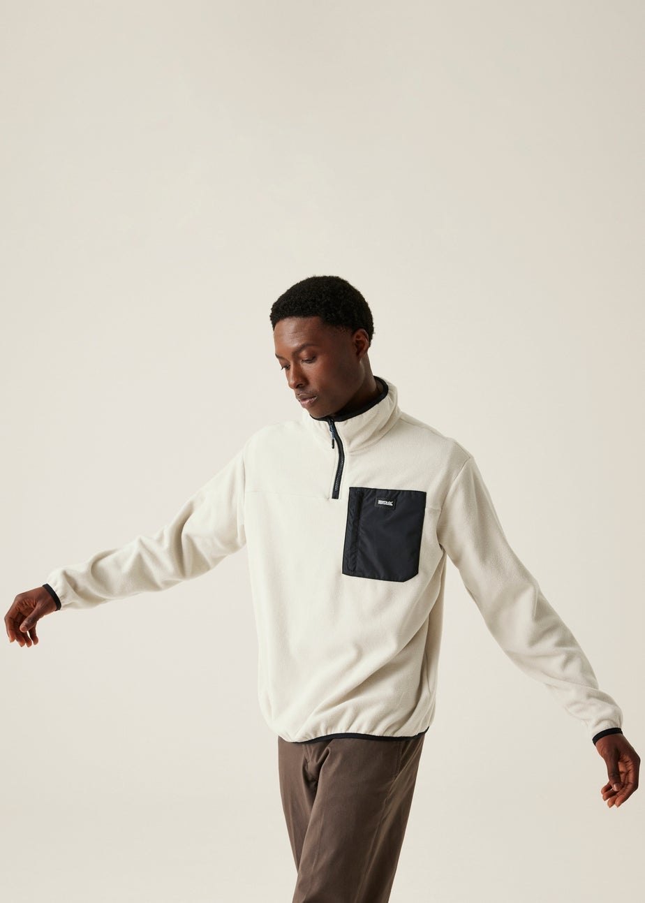 Regatta White Men's Frankie Half Zip Stretch Fleece
