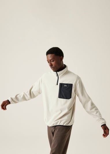 Regatta White Men's Frankie Half Zip Stretch Fleece