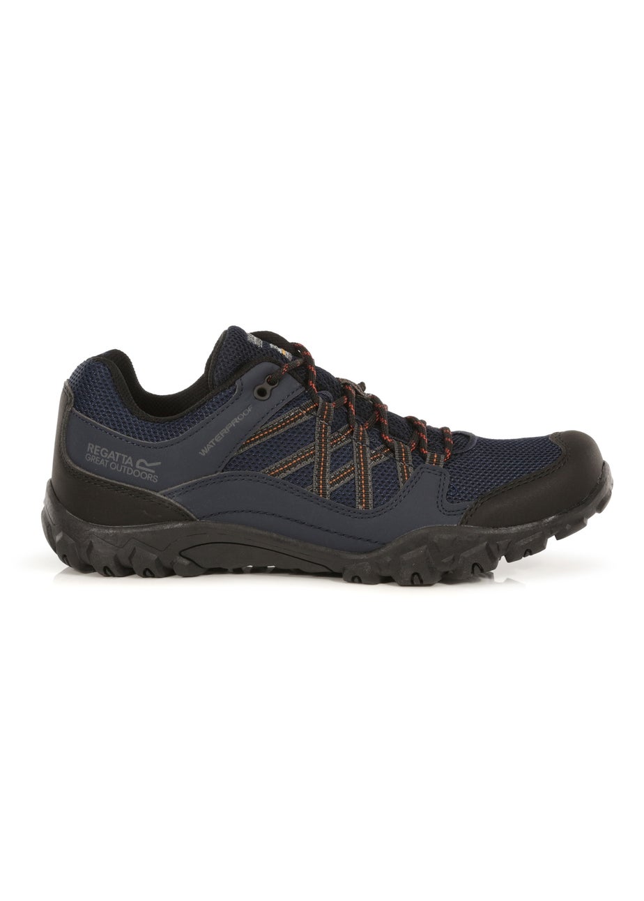 Regatta Navy Burnt Umber Edgepoint III Waterproof Isotex Walking Shoes