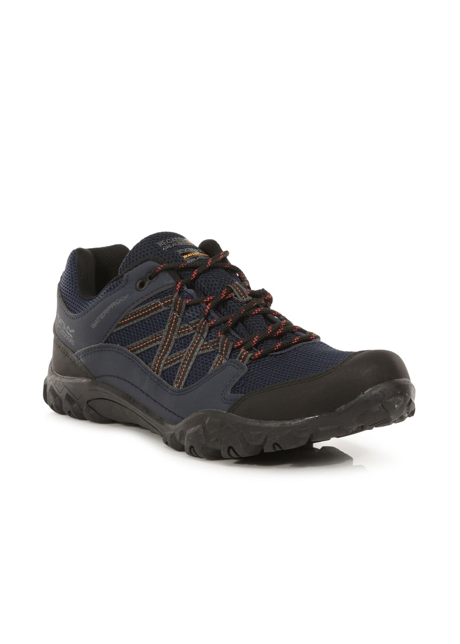 Regatta Navy Burnt Umber Edgepoint III Waterproof Isotex Walking Shoes