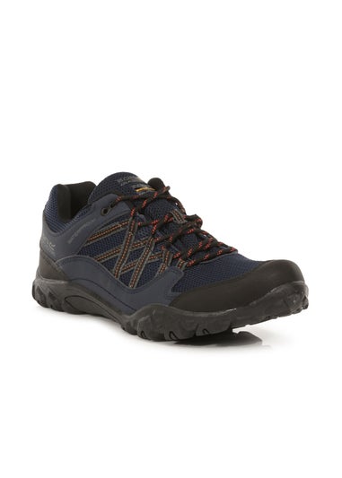 Regatta Navy Burnt Umber Edgepoint III Waterproof Isotex Walking Shoes