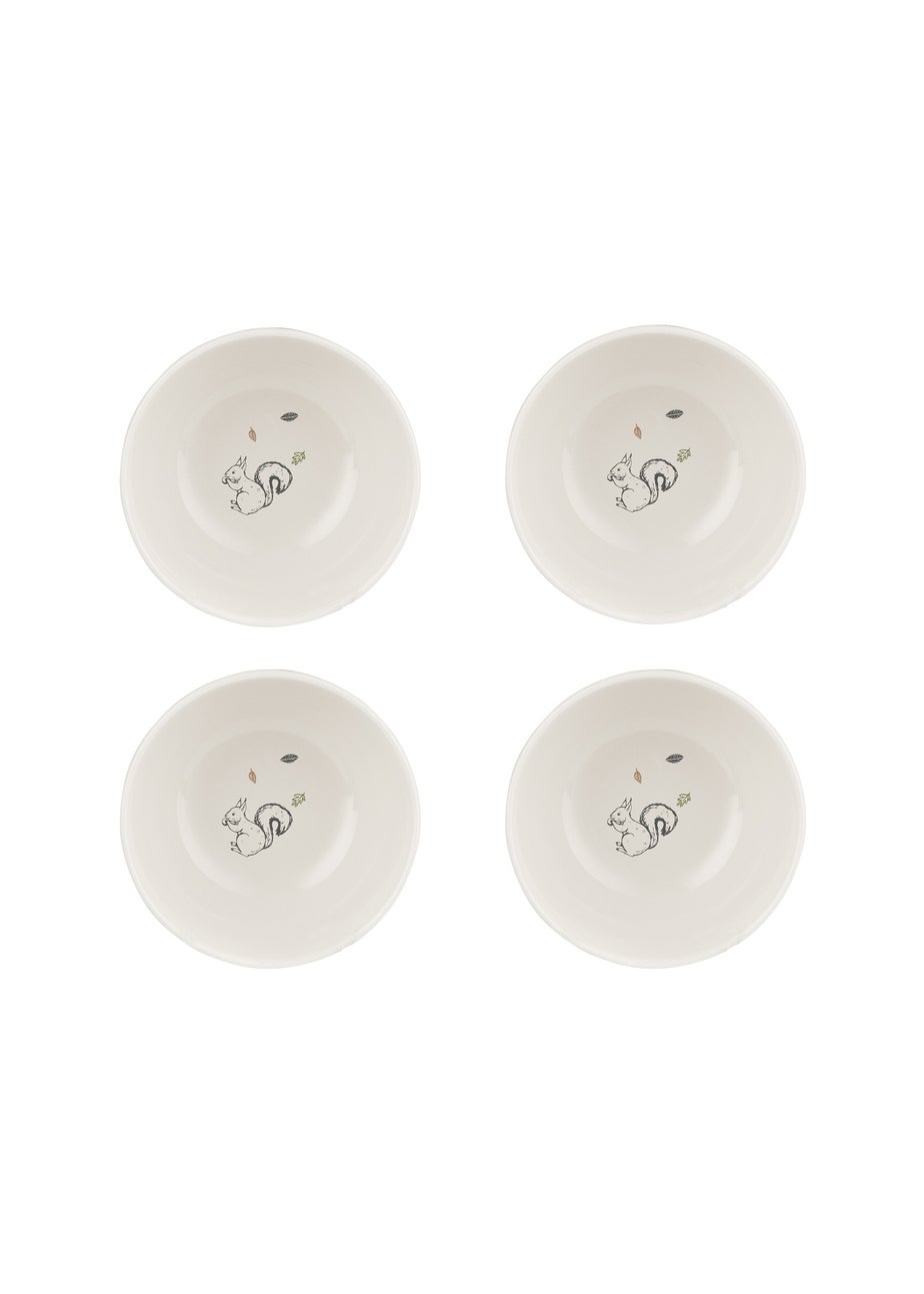 Price & Kensington Woodland Bowls x4 (14cm)