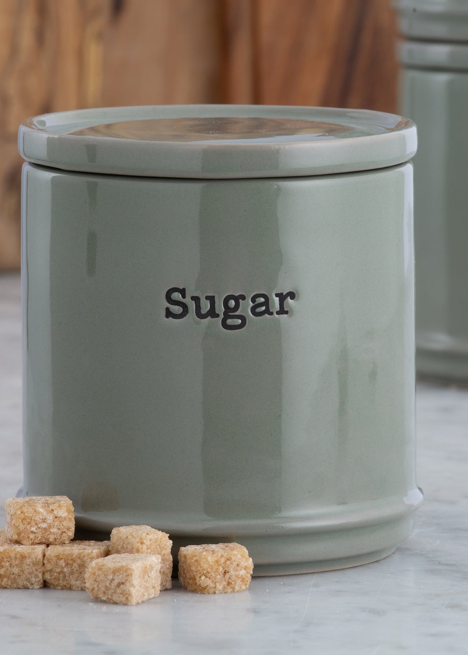 Price & Kensington Accents Tea, Coffee Sugar Set Sage Green